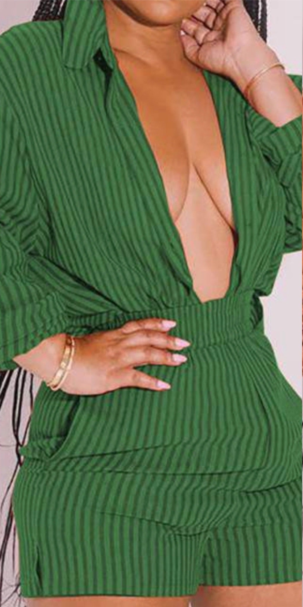 2 Piece Striped short set - Pretty Prissy Pieces 2 piece short set