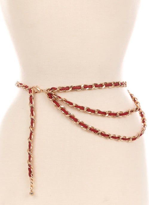 3 rope belt - Pretty Prissy Pieces belt, chain belt, rope belt