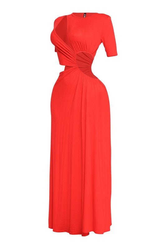 Get Wifed Up Maxi Dress- RED
