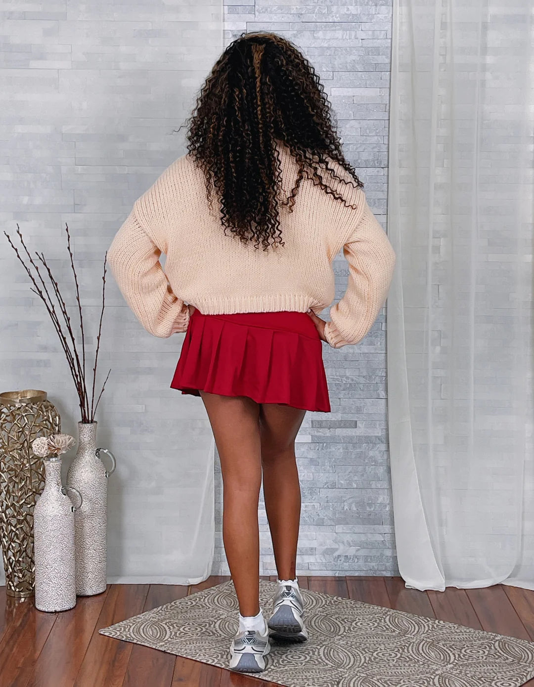 Fall Flowers Handwoven Wool Sweater - Luxury 100% Wool