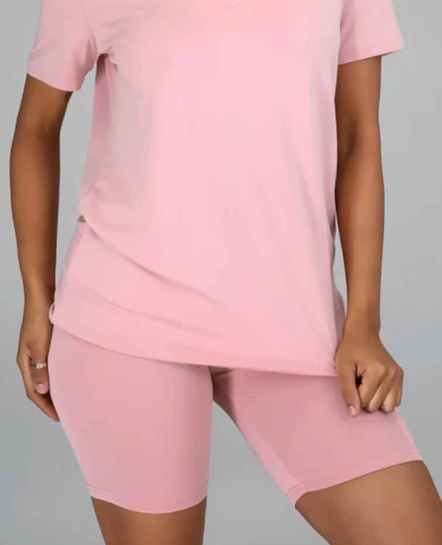 Running around 2 piece set - light Pink