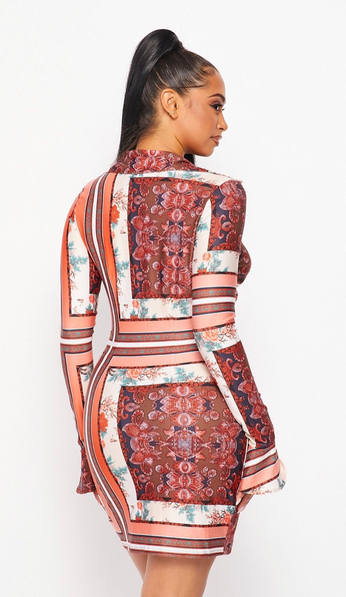 Bell button up Dress - Pretty Prissy Pieces shirt dress, button up dress, long sleeve dress, bell sleeves,