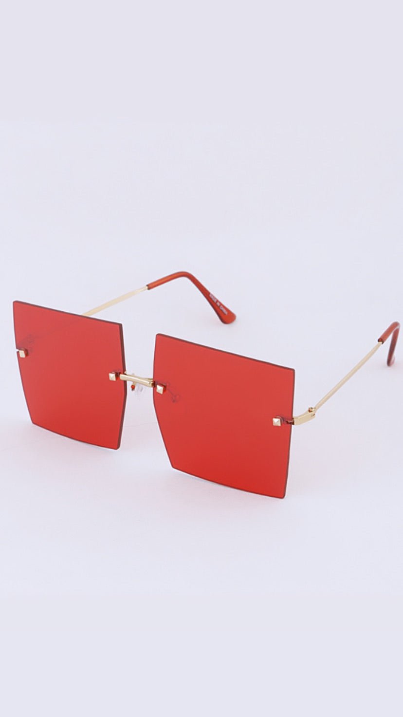 Color Block square sunglasses - Pretty Prissy Pieces sunglasses