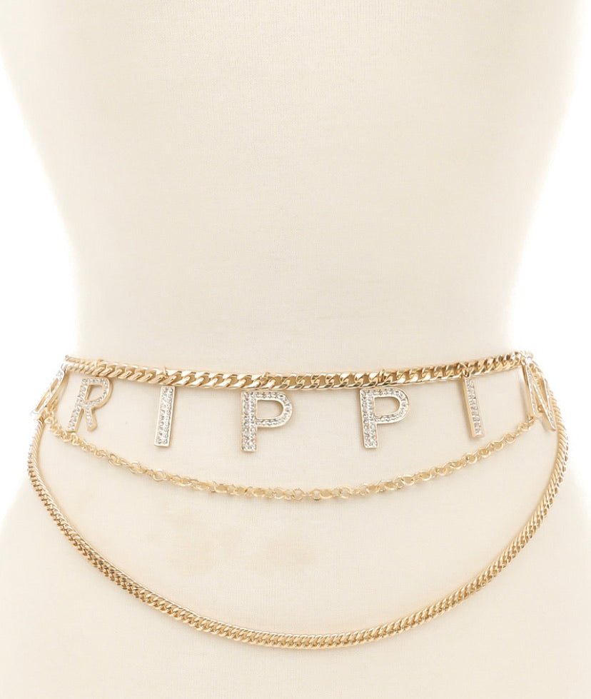Dripping chain belt - Pretty Prissy Pieces