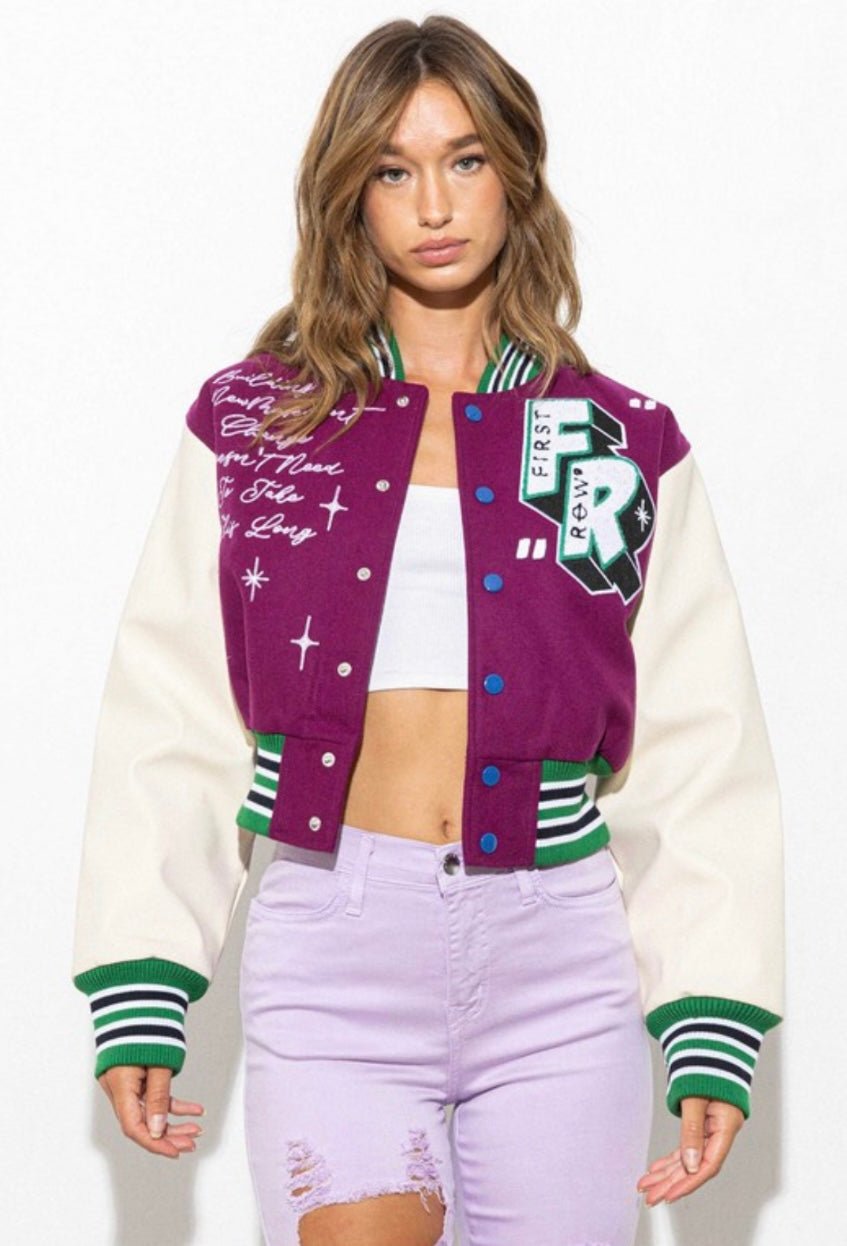 EASY LIVING LIMITED EDITION varsity jacket - Pretty Prissy Pieces Jacket