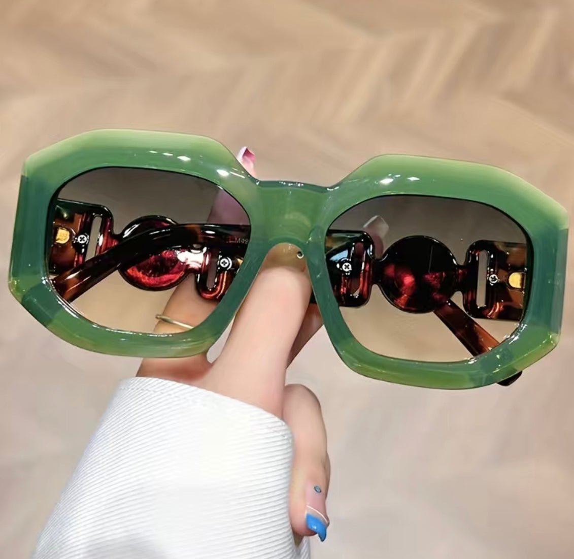 Jade Stone Sunglasses - Pretty Prissy Pieces sunglasses