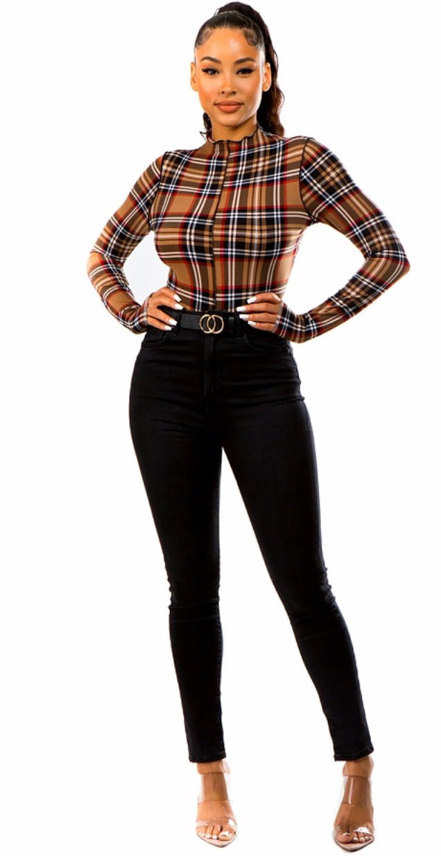 Luxxxy bodysuit - Pretty Prissy Pieces Bodysuit ,stretch long sleeve
