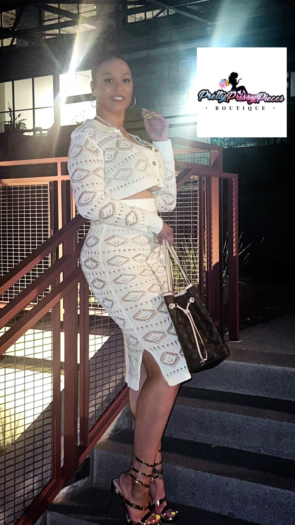 Nia Knitted 2 piece Set - Pretty Prissy Pieces 2 piece set. skirt set