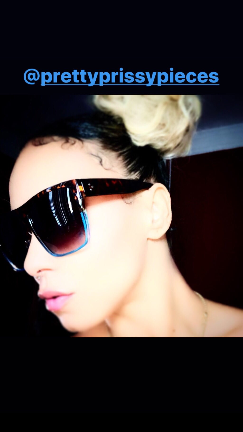 Printed Square sunglasses - Pretty Prissy Pieces eyewear