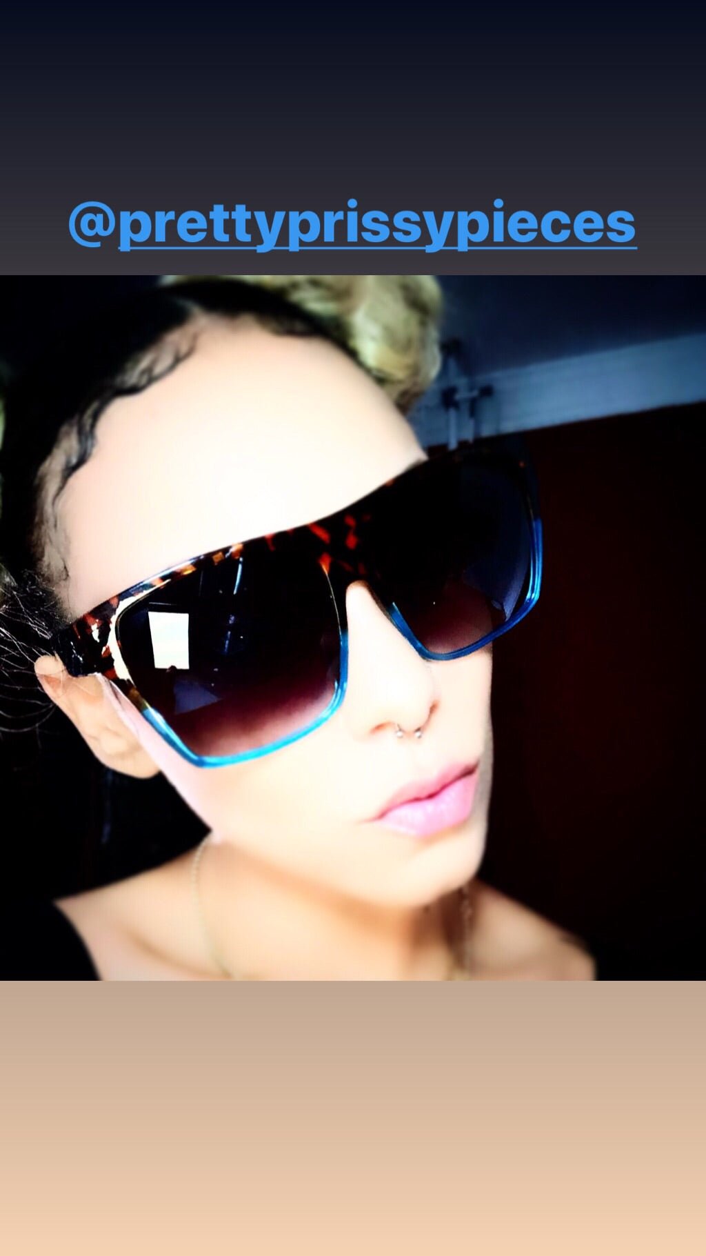 Printed Square sunglasses - Pretty Prissy Pieces eyewear