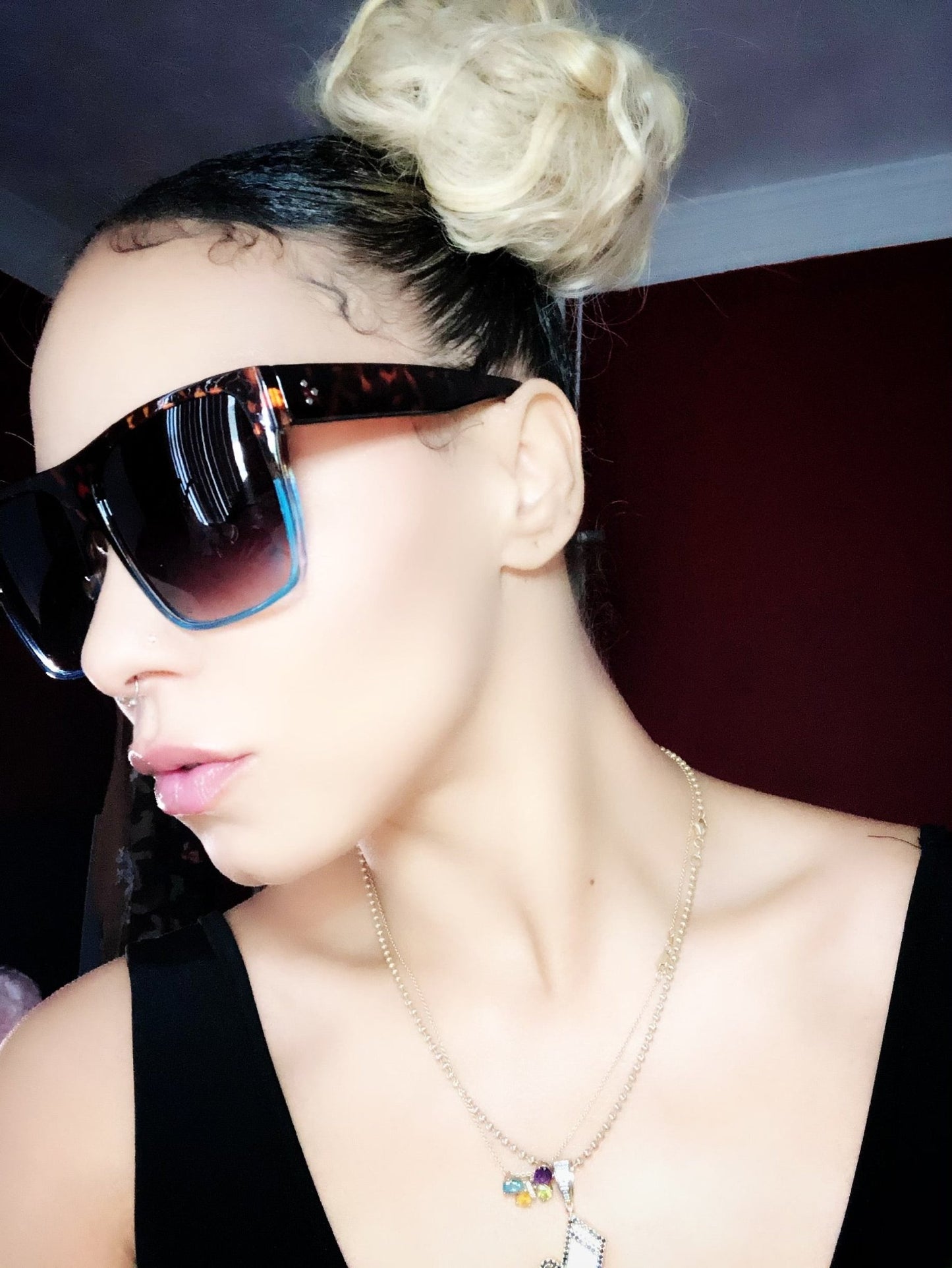 Printed Square sunglasses - Pretty Prissy Pieces eyewear