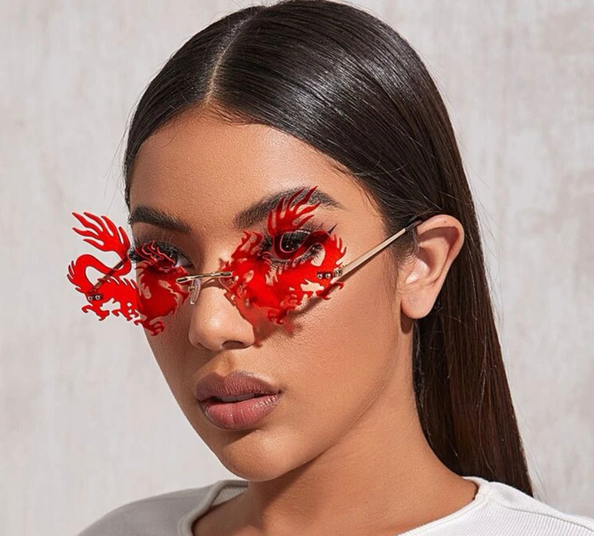 Red dragon sunglasses on sale