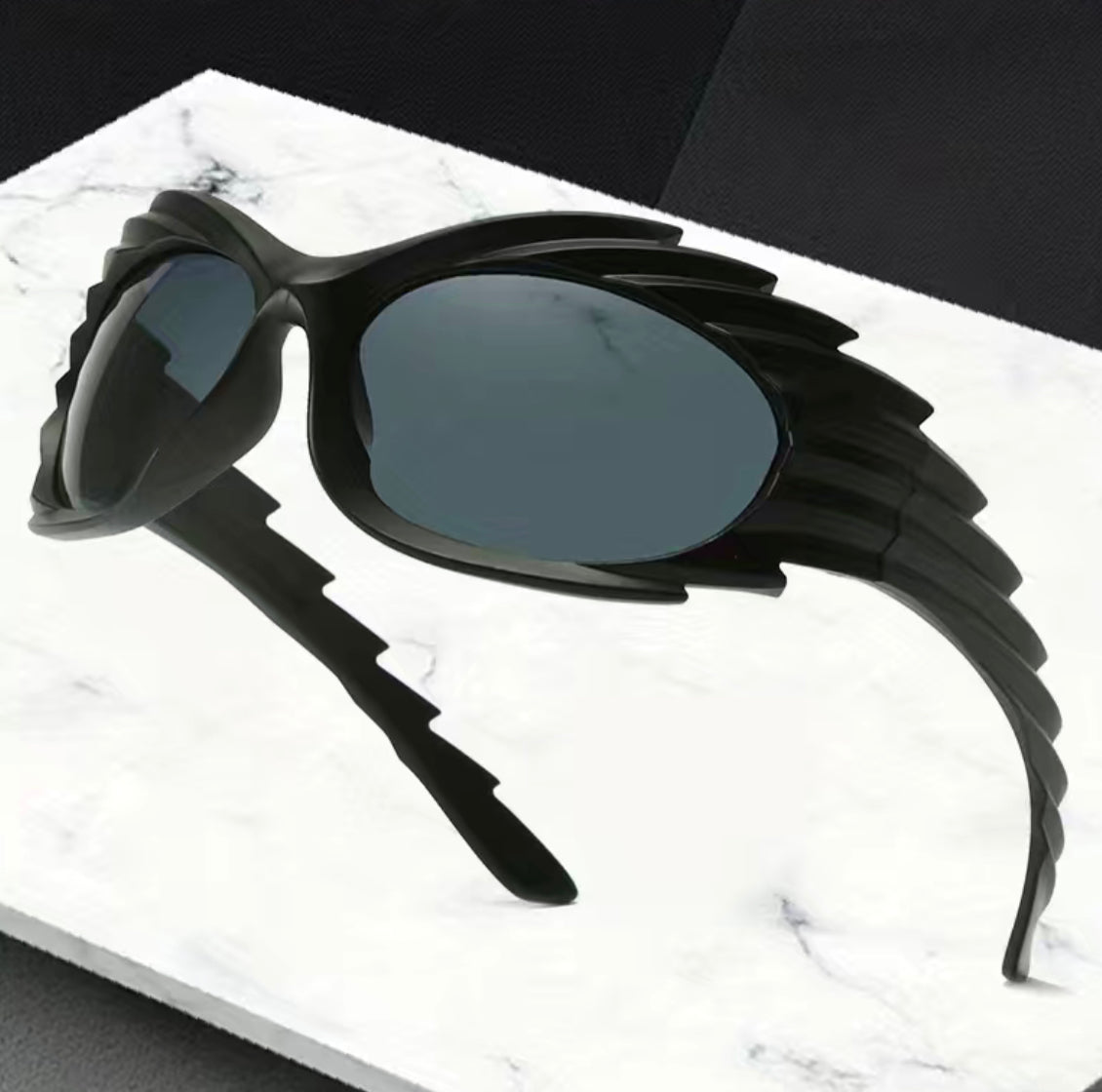 Space Face (black) Sunglasses - Pretty Prissy Pieces sunglasses
