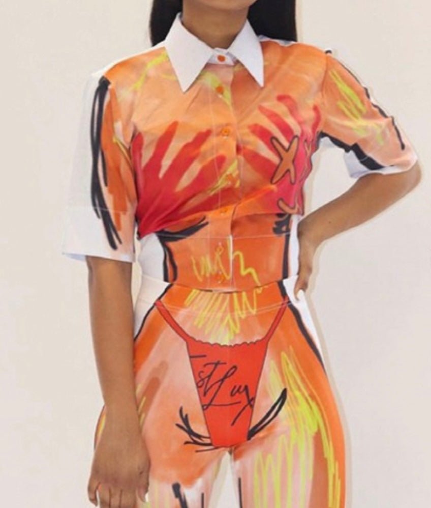 Tokyo 2 piece set - Pretty Prissy Pieces Clothing