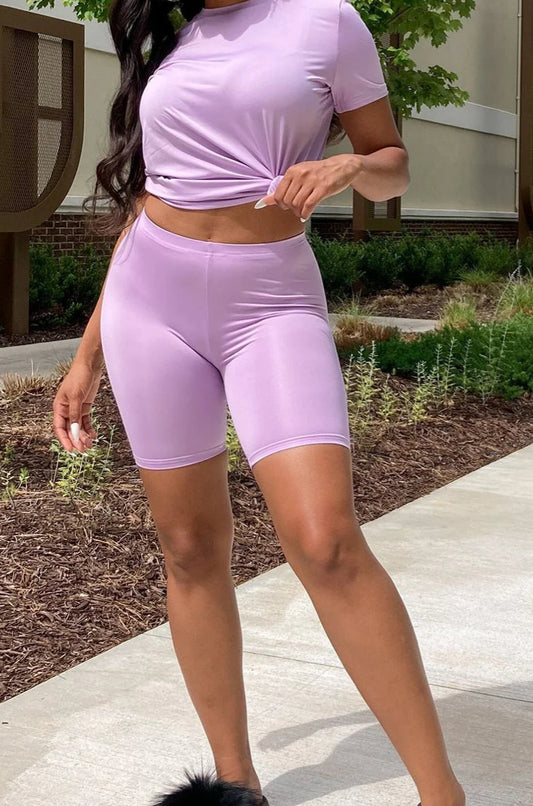 Running around 2 piece set -Lavender