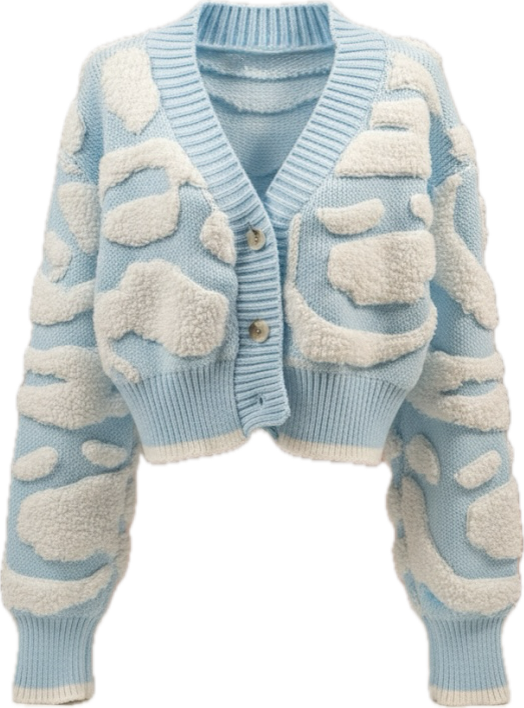 Blue Whispers Sweater