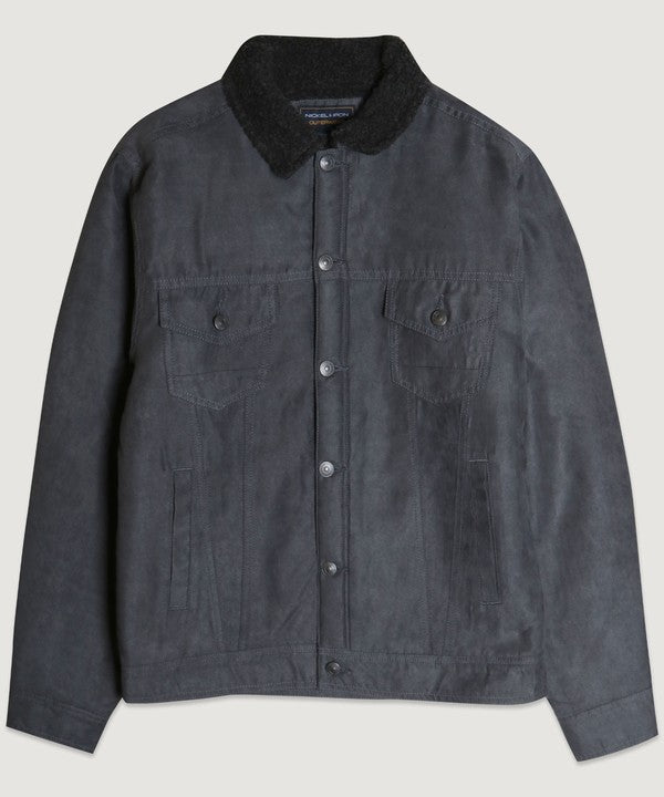 Sherpa & Suede Trucker Jacket