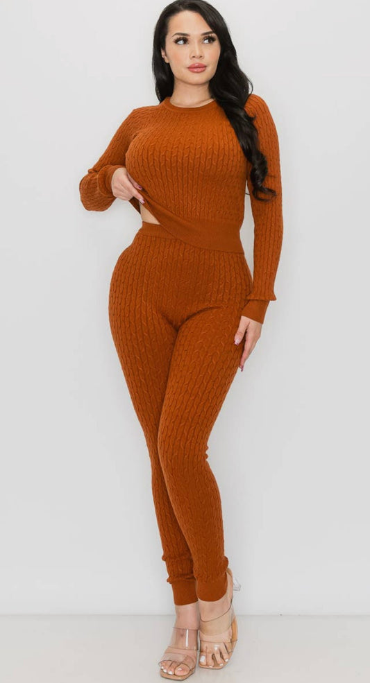 2 piece Sweater set - Pretty Prissy Pieces 2 piece sweater set