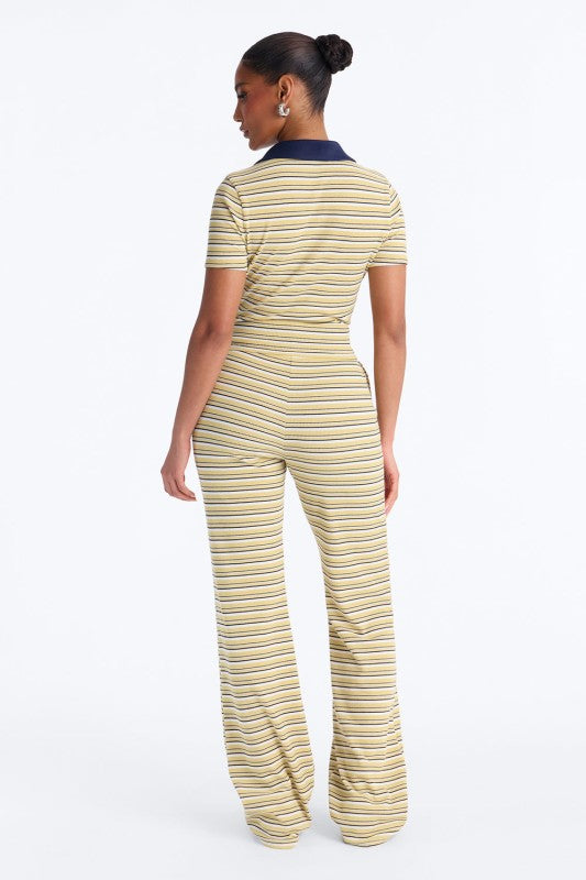 Filly Stripe Pant Set | Two-Piece Polo Set | Pretty Prissy Pieces