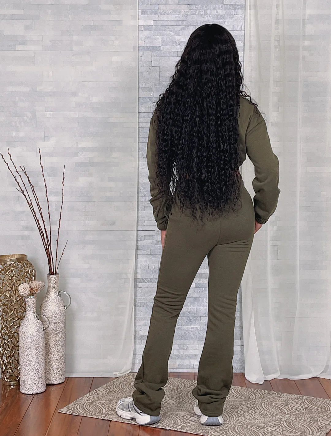 Caress Fleece Two-Piece Set - Cozy Loungewear & Activewear