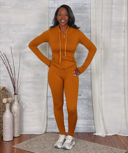 Stay Ready Two-Piece Legging Set - Activewear & Athleisure | Pretty Prissy Pieces