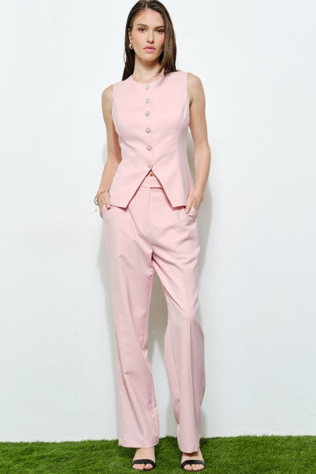 The First Lady 2 Piece Pant Suit Set | Tailored Pant Suit Set | Pretty Prissy Pieces