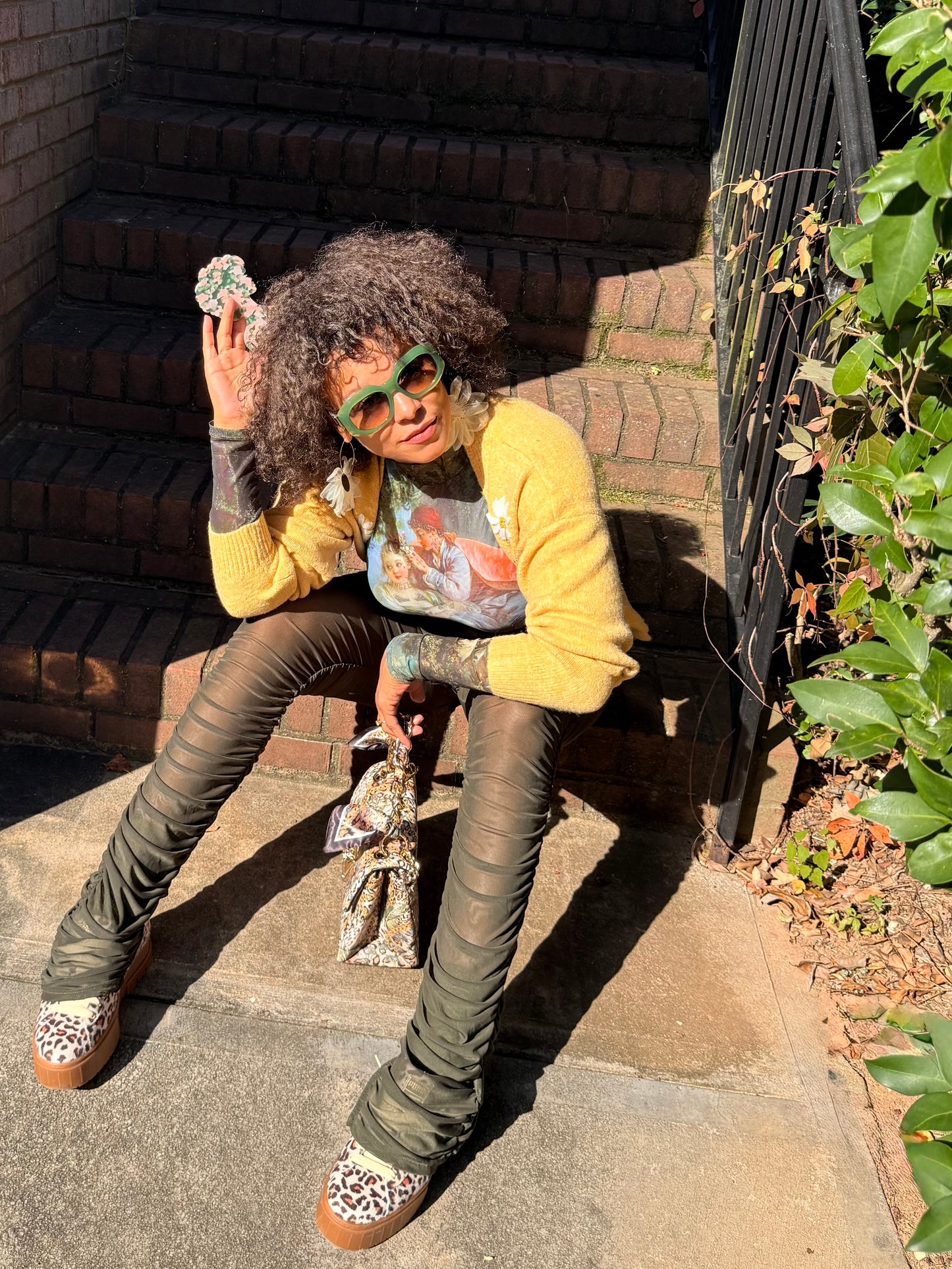 A Night out high waist ruched pants