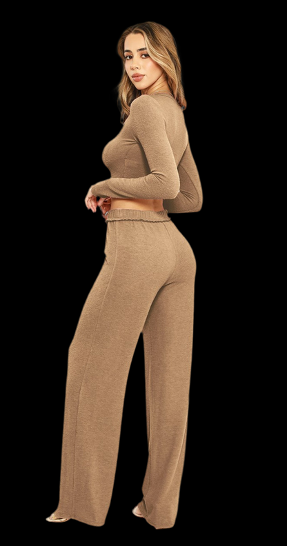 Kashmir Honey 2 Piece Set - Soft Loungewear Outfit | Pretty Prissy Pieces