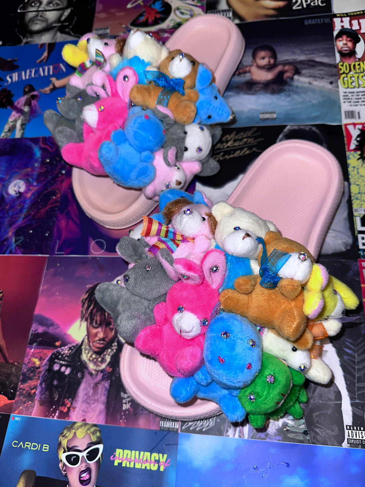 Pink Multi Animal | Custom Stuffy Slides