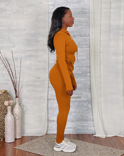 Stay Ready Two-Piece Legging Set - Activewear & Athleisure | Pretty Prissy Pieces