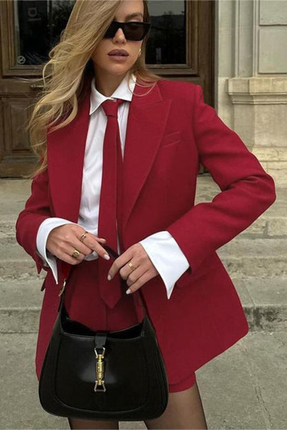 Executive Edge Set | Three-Piece Tailored Blazer Set | Pretty Prissy Pieces