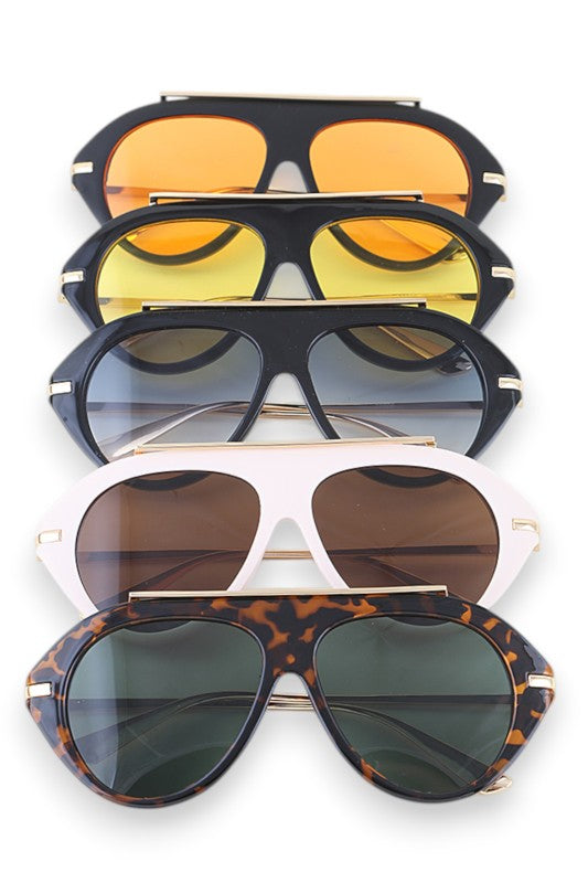 Women’s Top Notch Aviator Sunglasses | UV400 Protection