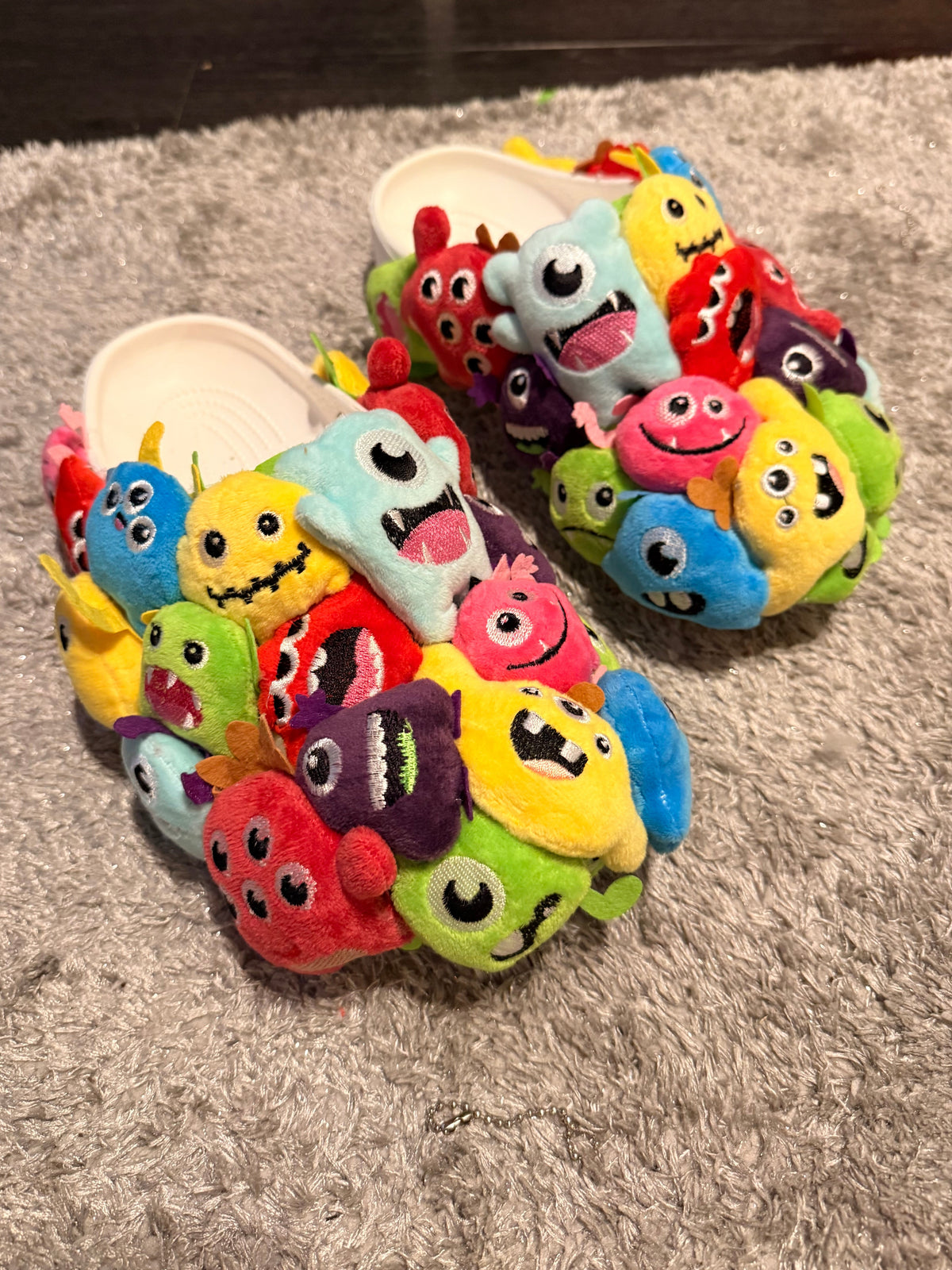 Funny Monsters Mules | Custom Stuffy Slides