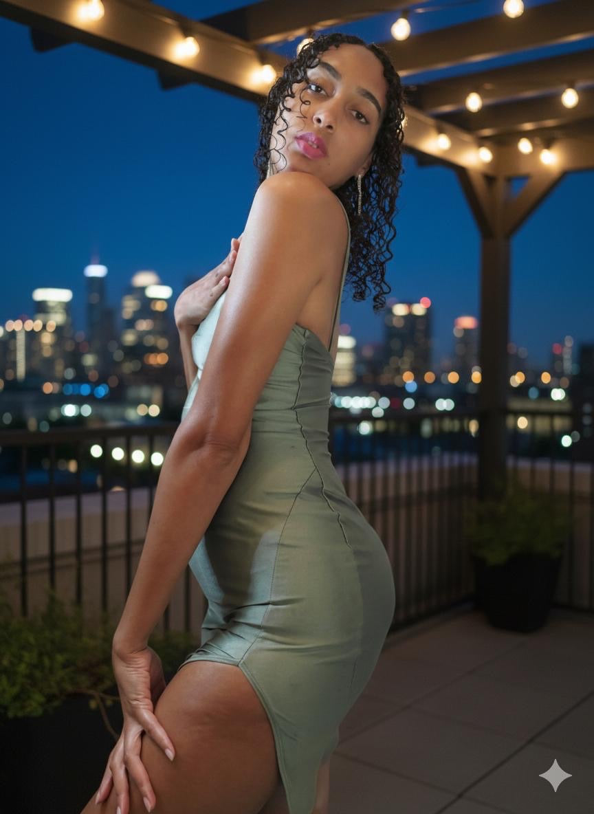 His Peace Sage Dress