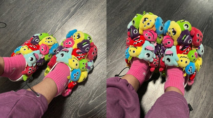 Funny Monsters Mules | Custom Stuffy Slides