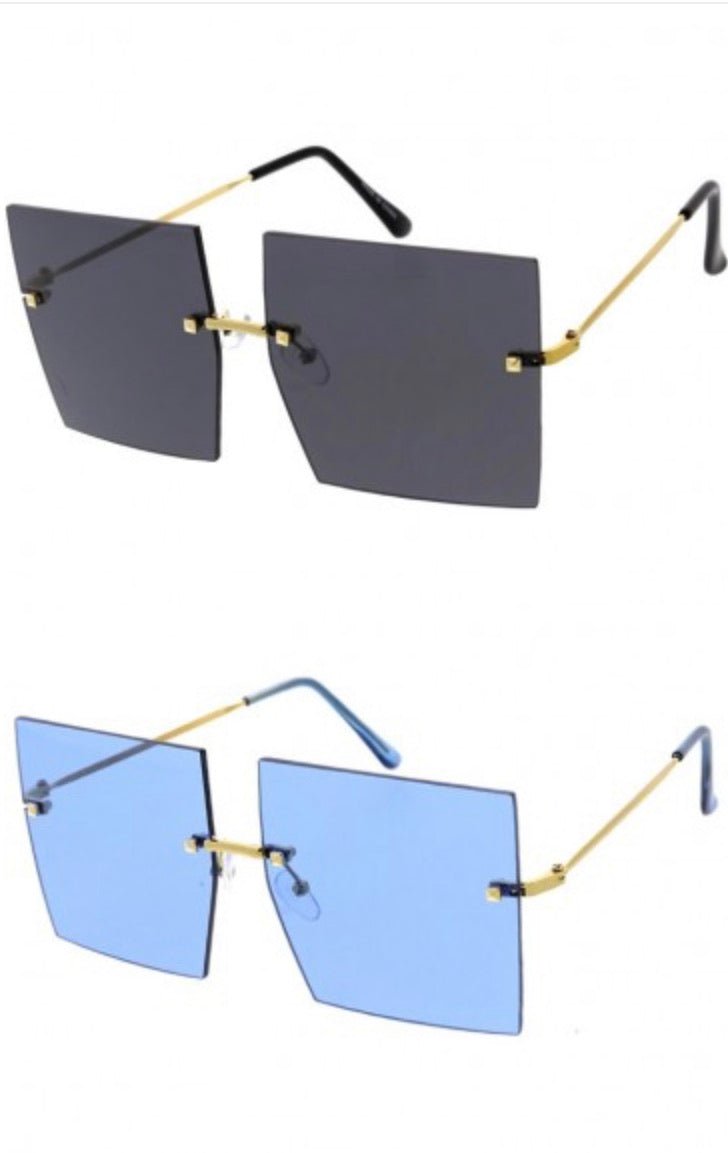 Color Block square sunglasses - Pretty Prissy Pieces sunglasses