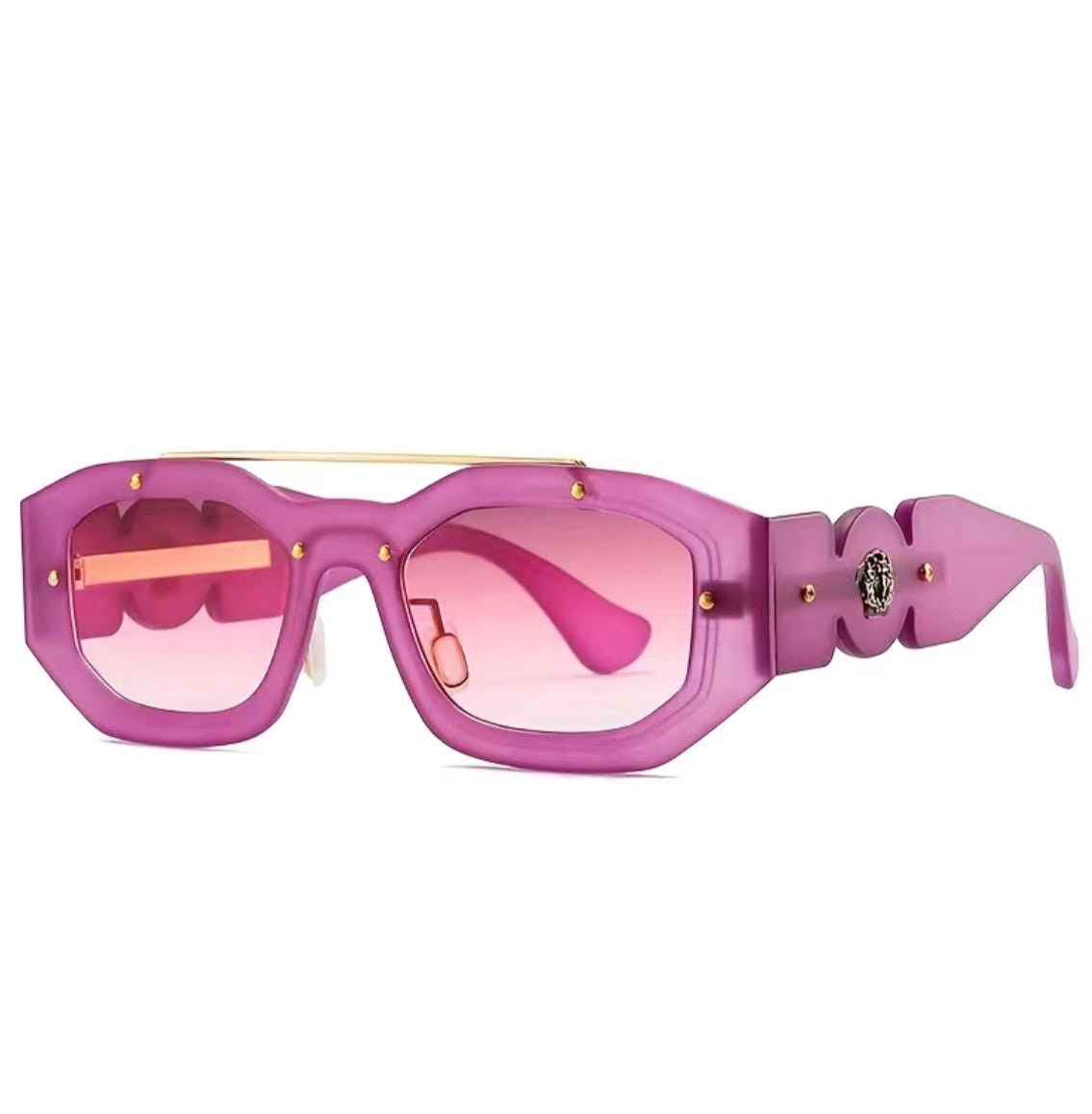 Dark Fuchsia / Miami Nights Sunglasses - Pretty Prissy Pieces sunglasses