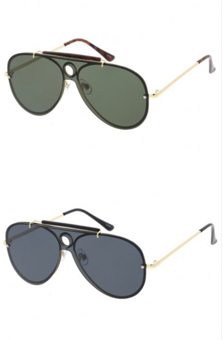 Key unisex Aviator sunglasses - Pretty Prissy Pieces