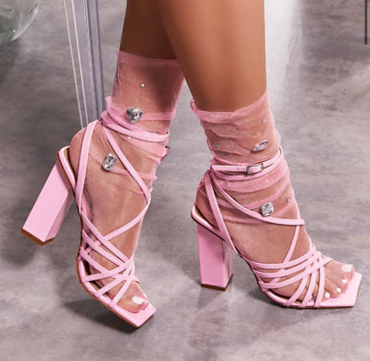 Pink Diamond Socks - Pretty Prissy Pieces