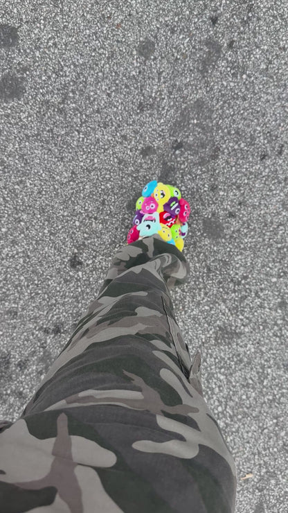 Funny Monsters Mules | Custom Stuffy Slides