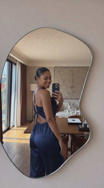 Elegant silk jumpsuit
