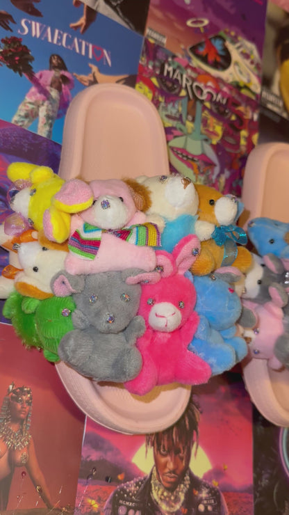 Pink Multi Animal | Custom Stuffy Slides