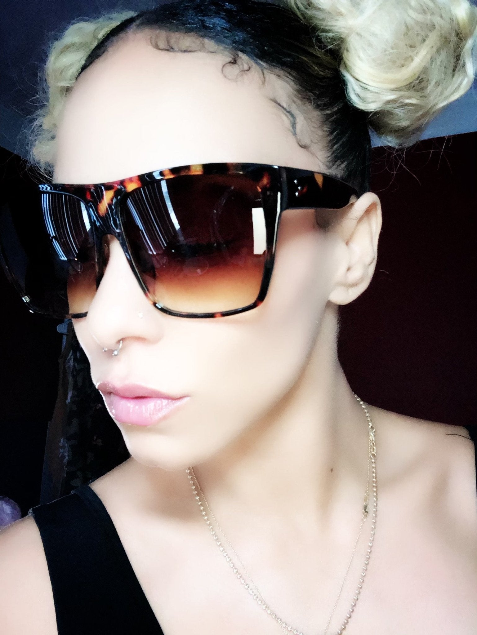 Printed Square sunglasses - Pretty Prissy Pieces eyewear