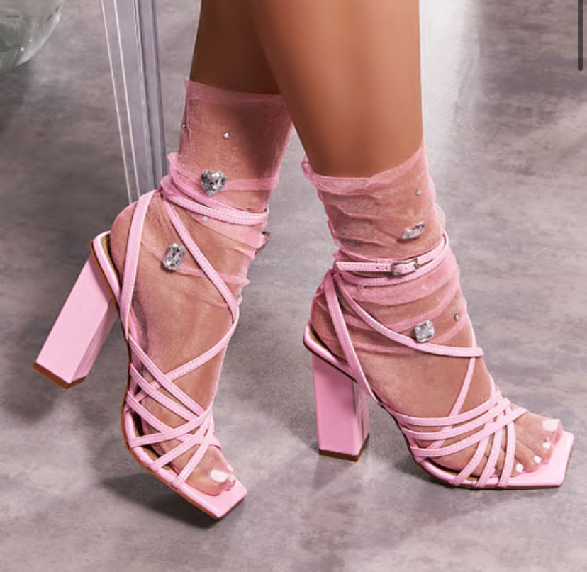 Pink Diamond Socks