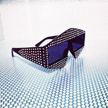 Load image into Gallery viewer, Glam 3D rhinestone rectangle sunglasses
