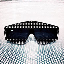 Load image into Gallery viewer, Glam 3D rhinestone rectangle sunglasses